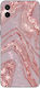 Marble Silicone Case Θήκη Samsung Galaxy A04 Pink