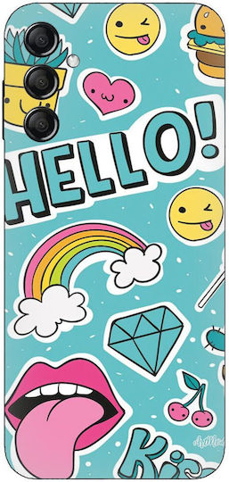 Hello Silikonhülle für Samsung Galaxy M34 5G