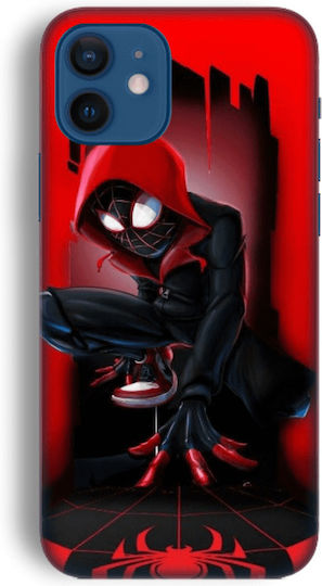 Miles Morales Spiderman Silikonhülle iPhone 11 Rot