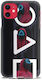 Squid Game 2 Silicone Case iPhone 12 Mini Black-Red