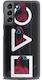 Squid Game 2 Silikonhülle für Samsung Galaxy S21+ Plus Schwarz-Rot