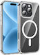 Hoco Magnetic Series Airbag Back Cover Silicone Transparent (iPhone 16 Pro)