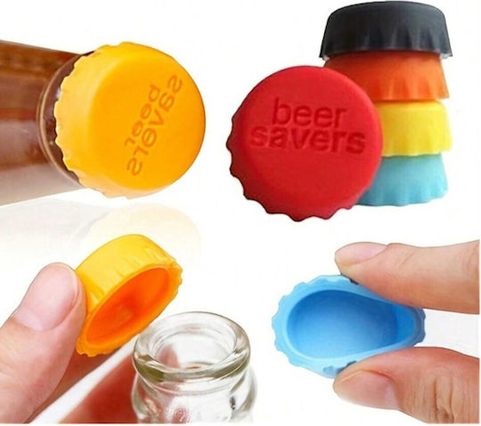 Επαναχρησιμοποιήσιμο Καπάκι Μπουκαλιού Silica Gel 6τμχ 6kzn113