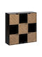 Bibliotecă Simply Smart Neagră 100.5x32x100.5 cm