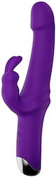 SMD Bunnie Hero, Clitoral Stimulation and G Spot Vibrator 2-in1, με 10 Vibrating Modes Μωβ