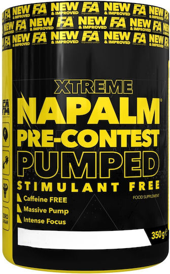 FA Nutrition Xtreme Napalm Pre-Contest Pumped Ειδικό Συμπλήρωμα Διατροφής 350gr Mango Lemon