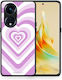 Lilac Hearts Oppo A98 Θήκη