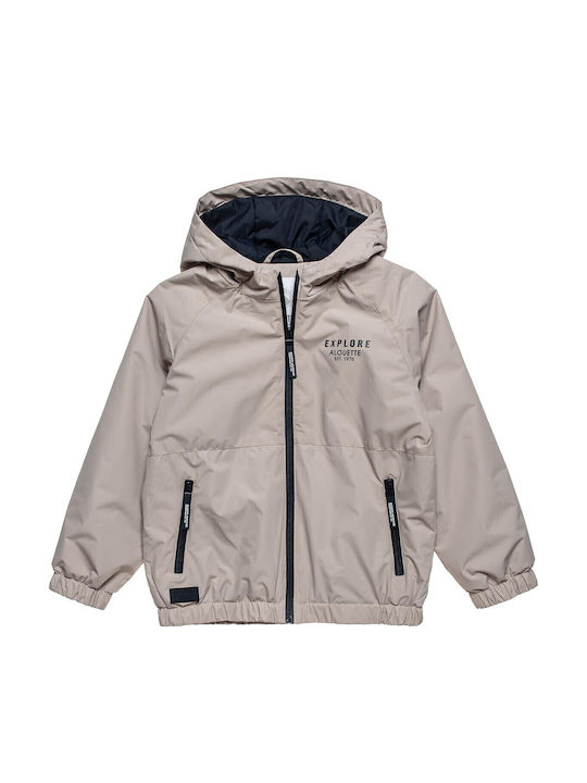 Kids' Casual Jacket with Hood Beige