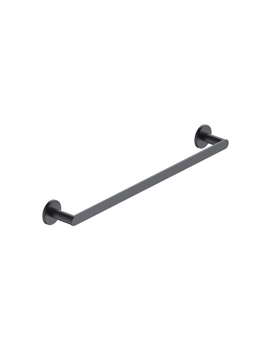 Imex Ράγα Μπάνιου Μονή Επιτοίχια με Βίδες ​53x6.7cm Μαύρη