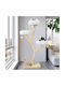 Costway Kratzbaum Katzenbäume Beige 59x59x178cm