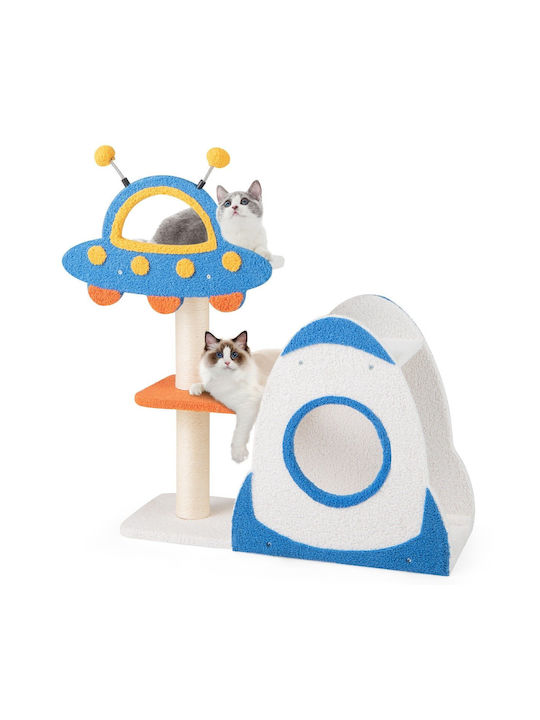 Costway Scratching Post Cat Trees Multicolour 4 levels Height 87cm