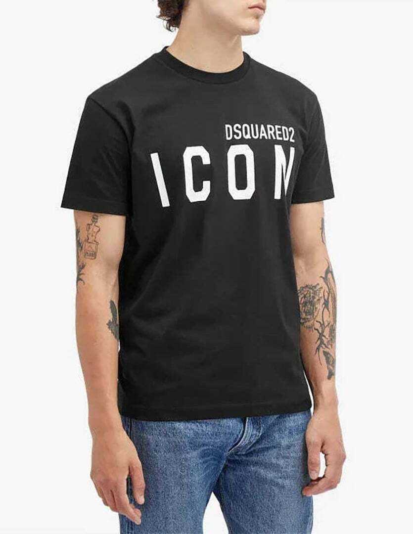 Dsquared2 T-shirt Black S79GC0003D2002025K.900 | Skroutz.mt