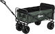 Foldable Garden Cart Metallic Four-wheel 95lt 21x48x78cm.