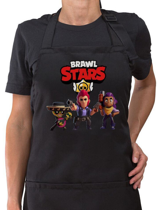 Brawl Stars Desert Long Chef Full Apron with Po...
