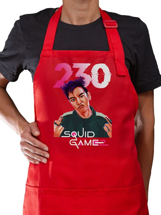 Squid Game 2 Thanos 230 Ποδιά Μακριά Σεφ Ολοσωμ...