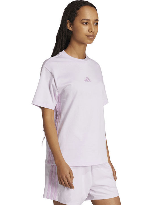 adidas Essentials 3-Stripes T-Shirt Lilac