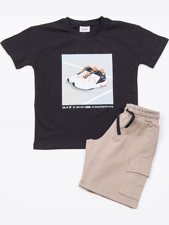 Kids' Set with Shorts Summer 2pcs Black