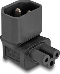 Delock Power Adapter C14 > C5 90° Angled 80471 Delock Power Adapter C14 > C5 90° Angled 80471