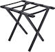 Suport pliabil pentru bagaje din metal Felhome, negru, 55x44x51cm