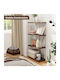 Brown Bookcase 61x29.5x105cm