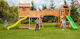 Fungoo Fungoo Holzturm Spielplatzspielzeug mit Kletterfläche Mehrfarbig