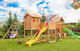 Fungoo Fungoo Holzturm Spielplatzspielzeug mit Kletterfläche Mehrfarbig