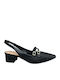 Pumps mit Riemchen Schwarz
