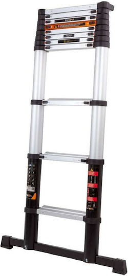 Batavia Telescopic Ladder Aluminum 11 of Steps with Maximum Height 3.27m