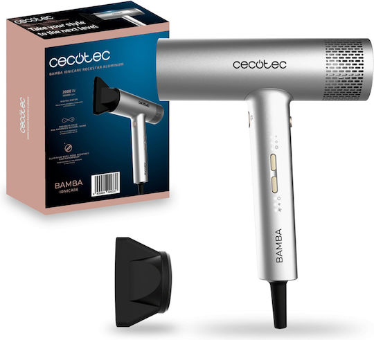 Cecotec Ionicare Rockstar Hair Dryer Turbo with Diffuser 2000W