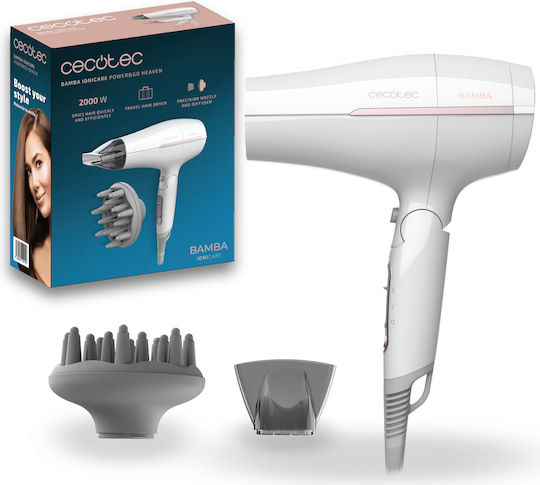Cecotec Bamba Ionicare Πιστολάκι Μαλλιών Turbo με Φυσούνα 2000W