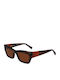 Longchamp Women's Sunglasses with Brown Tartaruga Plastic Frame and Brown Lens LO763S 211