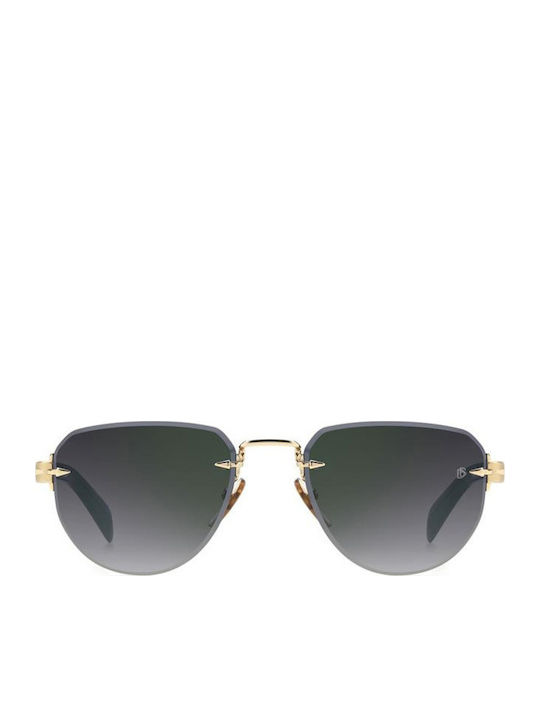 David Beckham Women's Sunglasses with Gold Meta...