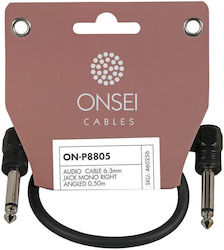 Onsei 6.3mm male - 6.3mm male 0.5m