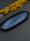 Heinner Serenity Plate Shallow Oval Ceramic Blue 15x15cm