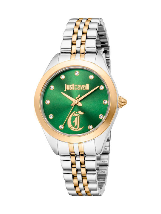 Just Cavalli Glam Chic Γυναικείο Ρολόι 32mm Μπα...