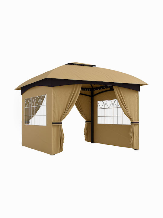 Outsunny Gazebo Garden 3.4x3.4m