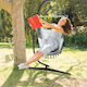 Costway Hammock Stand made of Metal in Pink Color 111x84x207cm