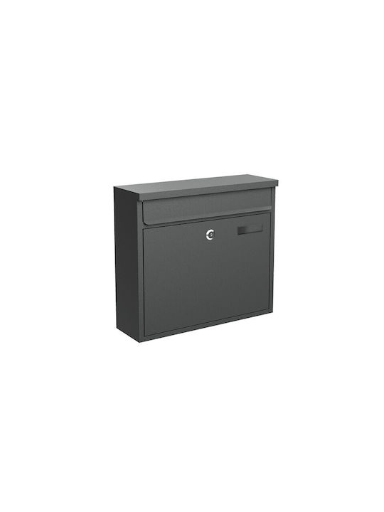 Basi 2170-0902 Briefkästen Für Draußen Metallisch In Grau Farbe
