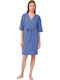 Vamp Sommer Damen Robe Blue Iris