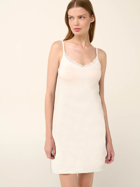 Vamp Summer Women's Nightdress Cream
