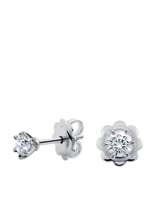 57emozioni Cercei din White Gold cu Diamant
