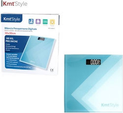 Rechargeable Digital Bathroom Scale Light Blue