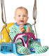 Outsunny Outsunny Plastic Kids Swing with Seat Belt 180x180x180cm for 9+ Years Blue