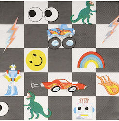 Large Monster Truck Napkin 16 Pieces Large Monster Truck Napkin 16 Pieces