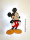 Ξύλινο Παιδικό Φωτιστικό Τοίχου“mickey"