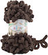 Knitting Yarn Alize Puffy-al-534 100g Brown