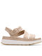 Strap Damenplattformen Beige