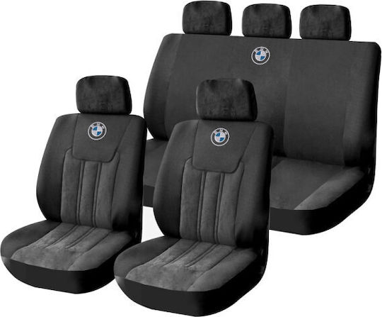 Takeposition Set Autositzbezüge Polyester Schwarz