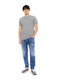 Monaco Cover Herren Jeanshose Elastisches mit Lose Baggy Anwendung Dunkelblau