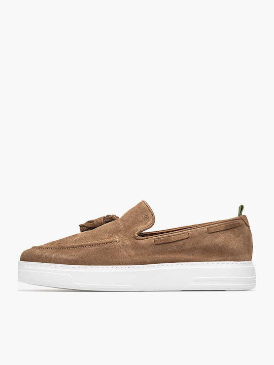 Boss Shoes Мъжки мокасини SUE-CIGARO SUEDE